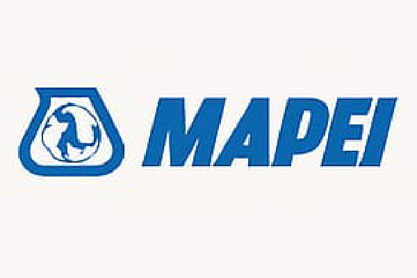 Mapei company blue logo design